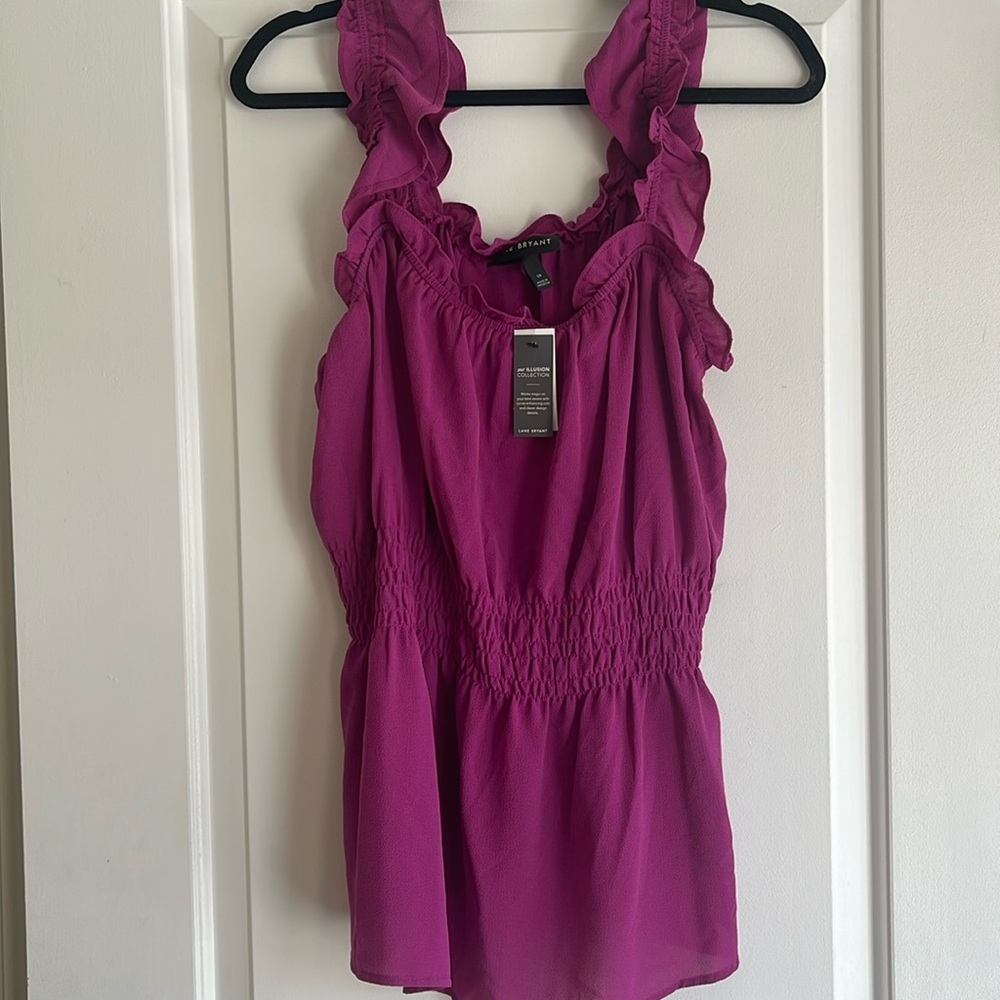 Lane Bryant Illusion Collection Top